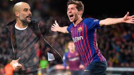 Pep Guardiola is keen to sign Sergi Roberto for Manchester City