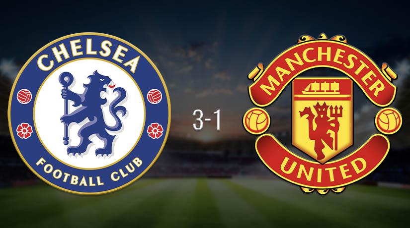 Chelsea edged Manchester United 3-1 making it to FA cup finals